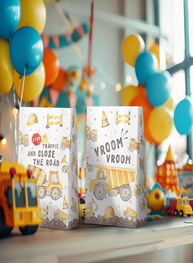 Celee 24-Pack Construction Goodie Bags with Stickers - Ideal for Kids' Birthdays, Baby Showers, and Construction Themed Parties - Image 5